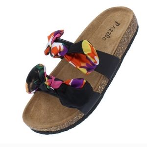 NEW Santana Black Double Band Sandals 8.5